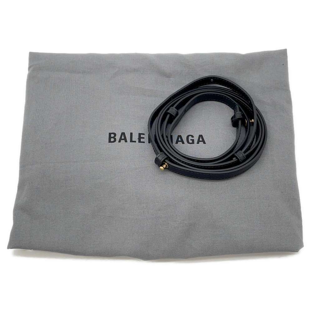 Balenciaga Tote Bag Logo Canvas Black White - Picture 11 of 11